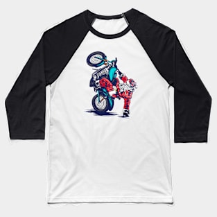 santa motorcycle Baseball T-Shirt